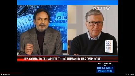 Prannoy Roy Talks To Bill Gates On Pollution, "Climate Pandemic"