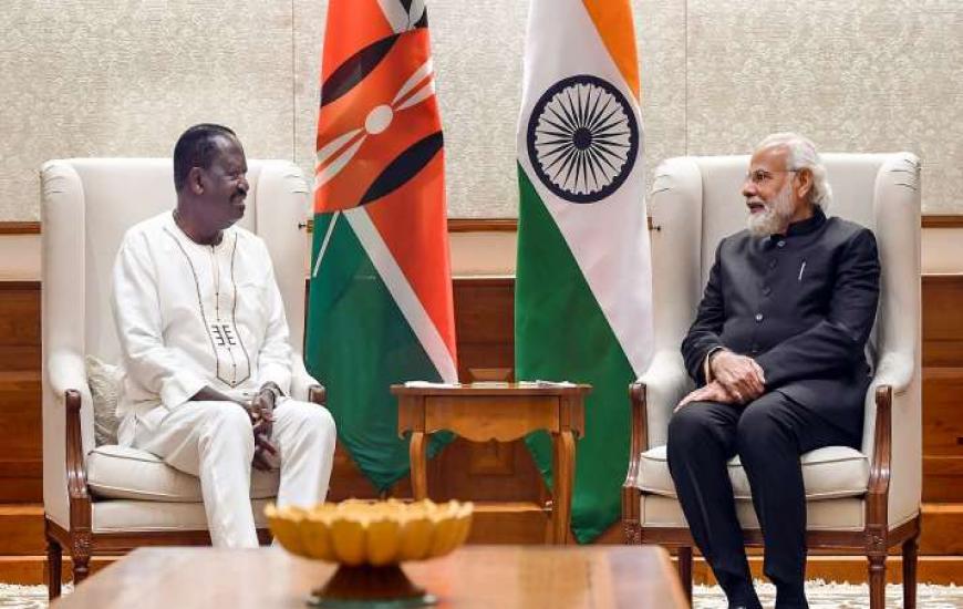 Former Kenyan PM thanks Modi, claims 'Ayurveda' brought his daughter's eyesight back